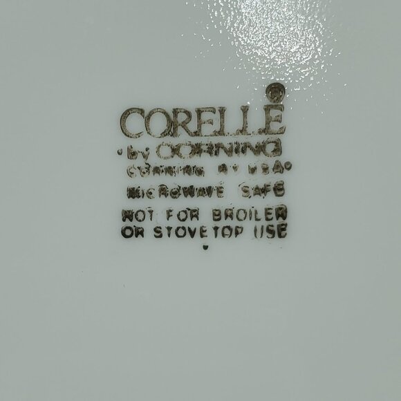 Corelle Morning Blue Luncheon Plates Corning Blue Floral Salad Plates - Picture 5 of 5